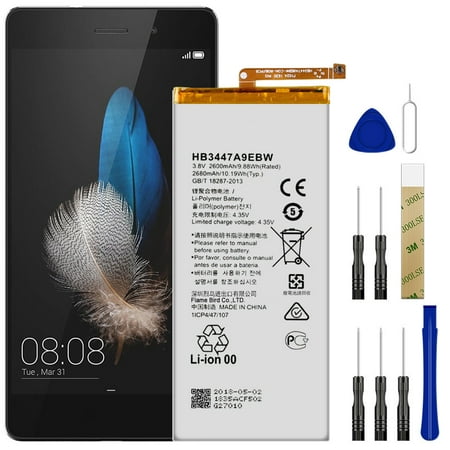 Replacement Battery HB3447A9EBW For Huawei Ascend P8 Tool