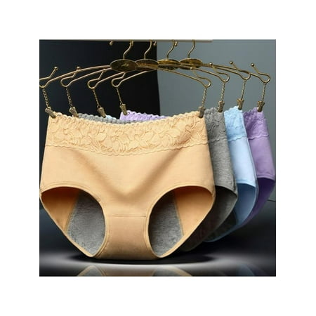 MarinaVida Women Menstrual Thicken Period Leak Proof Panties Cotton Waterproof (Best Underwear For Your Period)