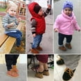 thumbnail image 2 of Toddler Kids Boys Girls Hiking Boots Waterproof Synthetic Leather Non Slip Lace-up Ankle Outdoor Boots Shoes, 2 of 7