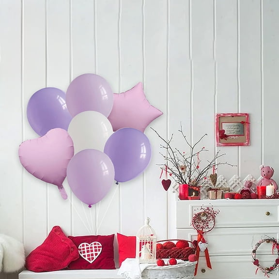 RuiJiao Large Blue Plastic Inflatable Birthday Party Balloon, Air-Filled Decoration for Easy Scene Setup