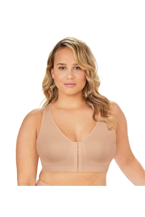 5101000 Fully Seamless Wireless Full Coverage Bra with Front Closure