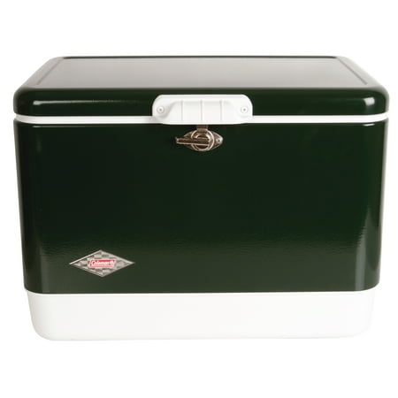 Coleman 54 Quart Steel Belted Portable Cooler, Green