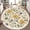 Color 3, variant on Washable Non Slip 3ft Round Rug, Garden Dawn Art Ethereal Peacock Circle Area Rugs with Tassels Carpet for Nursery Bedroom Living Room Playroom Tent rug Tent Castle