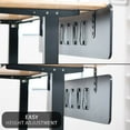 thumbnail image 4 of VIVO Black 59" x 12" Laminate Modesty Panel for Office Desk, 4 of 8