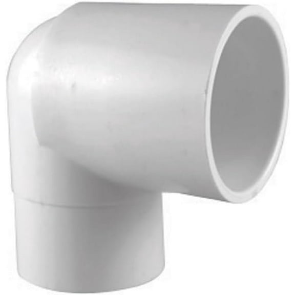 Charlotte Pipe Schedule 40 1-1/4 in. Spigot x 1-1/4 in. Dia. Slip PVC Street Elbow
