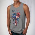 thumbnail image 1 of Camiseta sin mangas de cuello redondo para hombre, ropa de ocio, fitness, para el hogar, pijamas, camiseta con estampado de moda a color, blusa deportiva de poliéster para hombre, 1 of 5