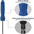 thumbnail image 2 of CHUANK 9ft Outdoor Market Table Patio Umbrella with Button Tilt and 8 Sturdy Ribs  Green, 2 of 6
