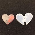 thumbnail image 1 of corazón para colgantes, joyería, de silicona, formas de corazón dividido, para polimérica, artesanía, resina e Macarena Moldes para joyería, 1 of 8