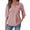 #08 Red 【Mix, Match & Stock Up on Your Favorite Palette.】, variant on Women's Short Sleeve Button Down Shirt Top Blouse with Classic Collar Striped Pattern for Casual Business Work Office Vacation Outfits Fashion Essential Gift for Women | Sopatenor,Black XL