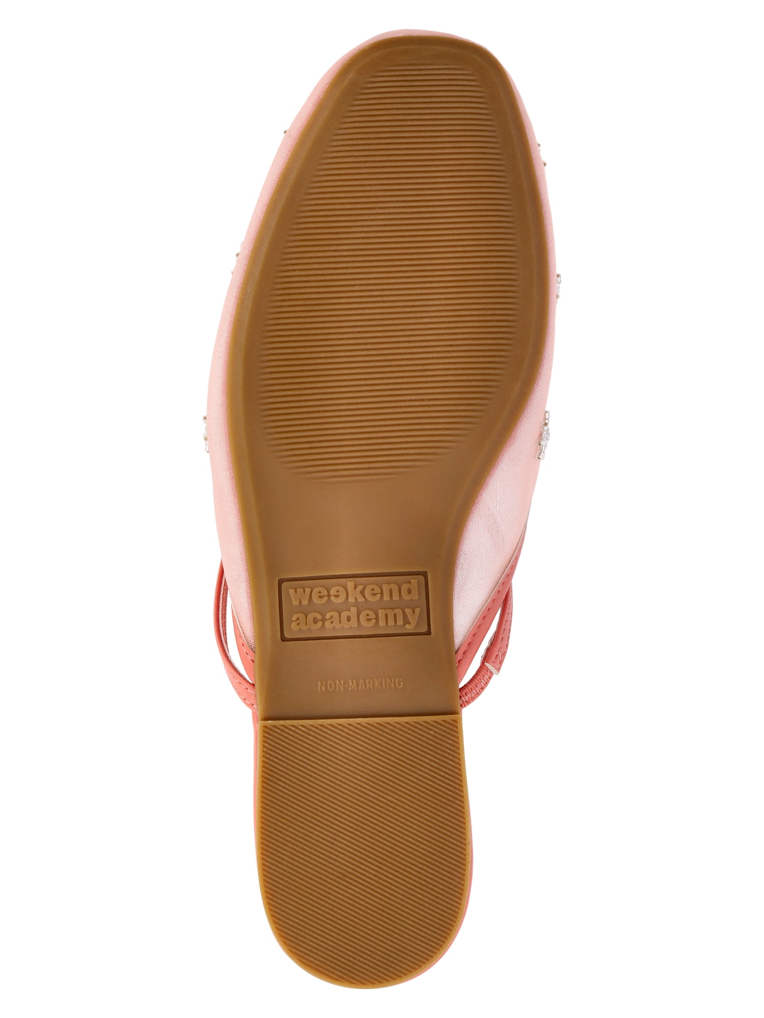Weekend Academy Girls Beaded Mesh Slip On Shoes
