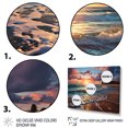 thumbnail image 3 of Designart Large Coastal Wall Art, Horizon by the Sunset Beach I , Coastal Wall art decor, Yellow Nautical & Coastal Canvas wall art, 32x24 inches, 3 of 5