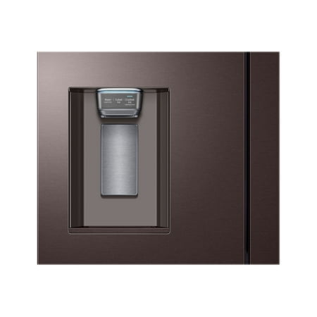 Samsung - 22.6 Cu. Ft. 4-Door Flex French Door Counter-Depth Refrigerator - Tuscan Stainless Steel