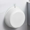 thumbnail image 4 of Thickened ABS Plastic Wash Basin 10.43" Wide Round Laundry Tub Multi-Purpose for Clothes,Face & Feet Dorm & Household Use WhitePinkGreen Options 26.5x25.5x9cm, 4 of 6