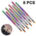 thumbnail image 1 of KAIYANG Juego de 8 pinceles para pintar con gel UV profesionales, 1 of 3
