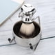 thumbnail image 5 of Brocha de afeitar de acero inoxidable, soporte para cepillo de barba, juego de herramientas de afeitar para jabonera, 5 of 8