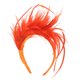 thumbnail image 5 of Tocado de plumas para novia, accesorio creativo para fotos (naranja), 5 of 5