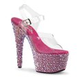 thumbnail image 2 of women's pleaser bejeweled 708ms ankle strap sandal, 2 of 2