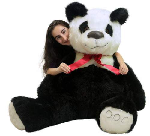 soft panda bear stuffed animal