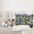 thumbnail image 4 of Ambesonne Tropical Throw Pillow Cover 2 Pack, Collage of Underwater, 18", Yellow Blue, 4 of 7