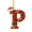 P, variant on Lilixerw Acrylic Christmas 26 Letter Ornaments Set,3.1 inch DIY Personalized Xmas Tree Decorations with Xmas Theme Pattern,Festive Pendants for Fireplace Wall Home Decor,Letter A