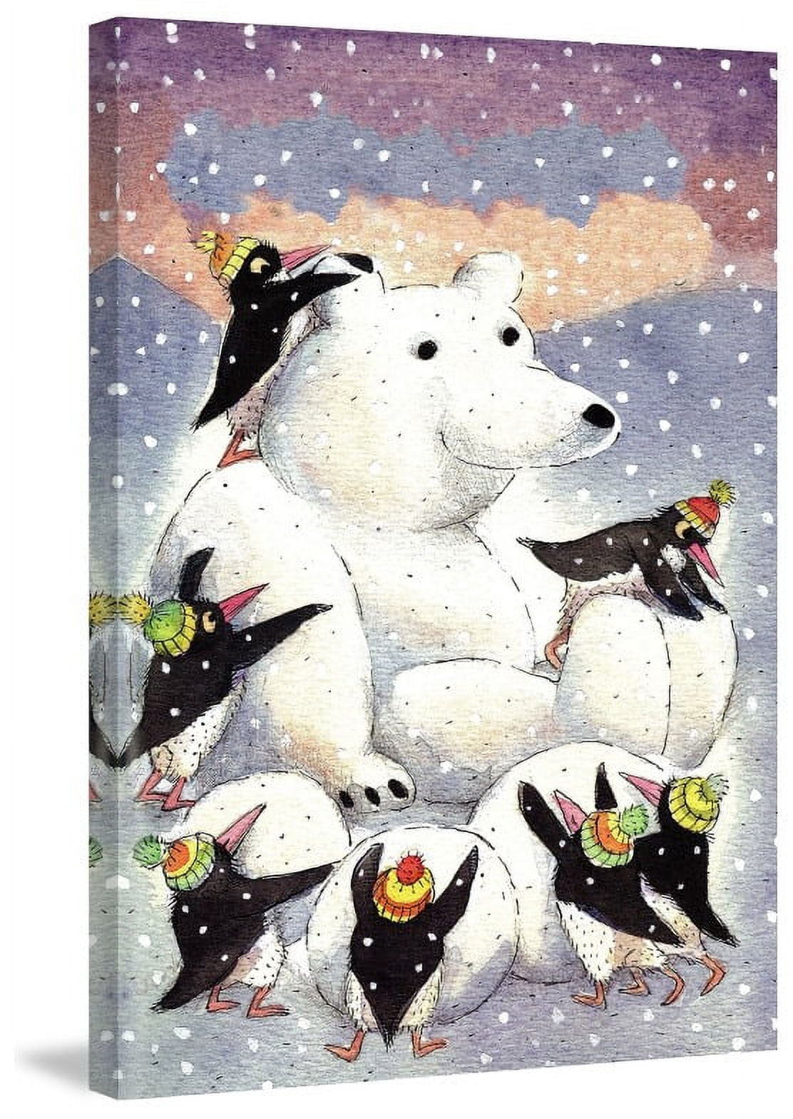 "Polar Friends" Painting Print on Canvas