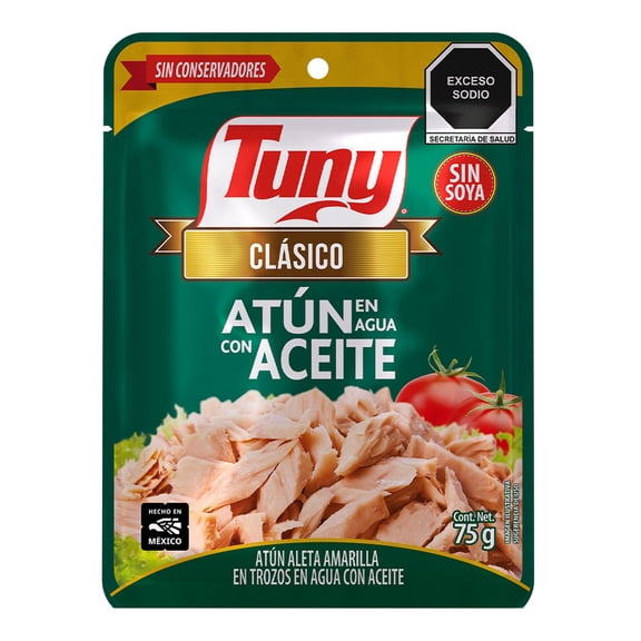 Atún Tuny clásico en agua con aceite 75 g