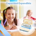 thumbnail image 2 of Lapicera Organizadora Expandible de Gran Capacidad para Lápices y Útiles Escolares Color Azul, 2 of 7
