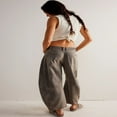 thumbnail image 5 of LYMAYTER Womens Baggy Barrel Jeans High Waisted Wide Leg Pants Boyfriend Denim Ankle Pants S-2XL, 5 of 10