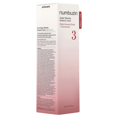 【並行輸入品】ナンバーズイン 3番 うるツヤ発酵トナー 200ml [NUMBUZIN NO3 50種類の発酵成分 キメ ツルスベ肌 ハリ 艶 潤い 毛穴に有効的 化粧水 韓国コスメ]