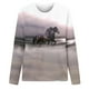 thumbnail image 4 of ICHUANYI Clearance Womens Round-Neck Print Long Sleeve Tops Printed Regular Blouse(White, XL) ICHUANYI WER2023081204065, 4 of 5