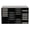 Black, 36 Slots, variant on 27 Slots Desktop Literature Organizer, File Sorter Mail Center Magazine Holder, Paper Storage Cabinet for Classroom, Office, School, Home, White