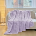 thumbnail image 5 of Large Waffle Blanket under $5! Yannianjz Waffle Knit Blanket 100x150cm, Large Jacquard Throw Blanket, Warm Cover Blanket for Bed, Sofa, Couch, Airplane Travel Blanket, Home Decorative Blanket, 5 of 6