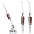 thumbnail image 1 of Pinzas de cruzado, pinzas inversas para manualidades con base giratoria de 360°, herramienta de soldadura de tercera mano, para reparaciones de bricolaje., 1 of 5