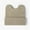 Coffee, variant on Baseball Caps Cute Rabbit Ears Woolen Hat Solid Warm Outdoor Knitted Hat for Women Girls Black
