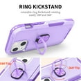thumbnail image 5 of Heavy Duty Full Body iPhone 14 Pro Case 6.1, Shockproof Kickstand with 360° Ring Holder Support Car Mount Hybrid Bumper Silicone Hard Back Cover for iPhone 14 Pro 5G 2022, 5 of 6