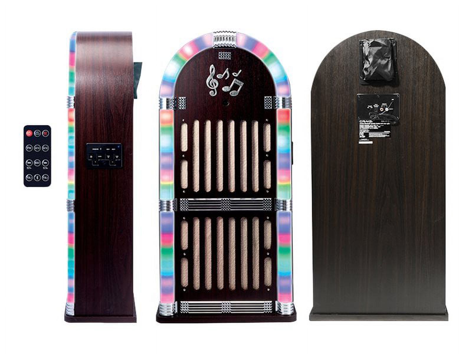 CRAIG CHT935BT JUKEBOX SPEAKER SYSTEM WITH COLOR CHANGING