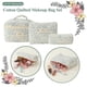 thumbnail image 4 of Makeup Cosmetic Bag 3 Pcs Cotton Quilted Makeup Bag for Women,A, 4 of 5