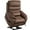 Brown, variant on HSUNNS Power Lift Recliner Chair for Adults, Oversized Recliner with Massage and Heat, Electric Single Reclining Chair with Wireless Charging and Expandable Tabletop for Living Room, Gray