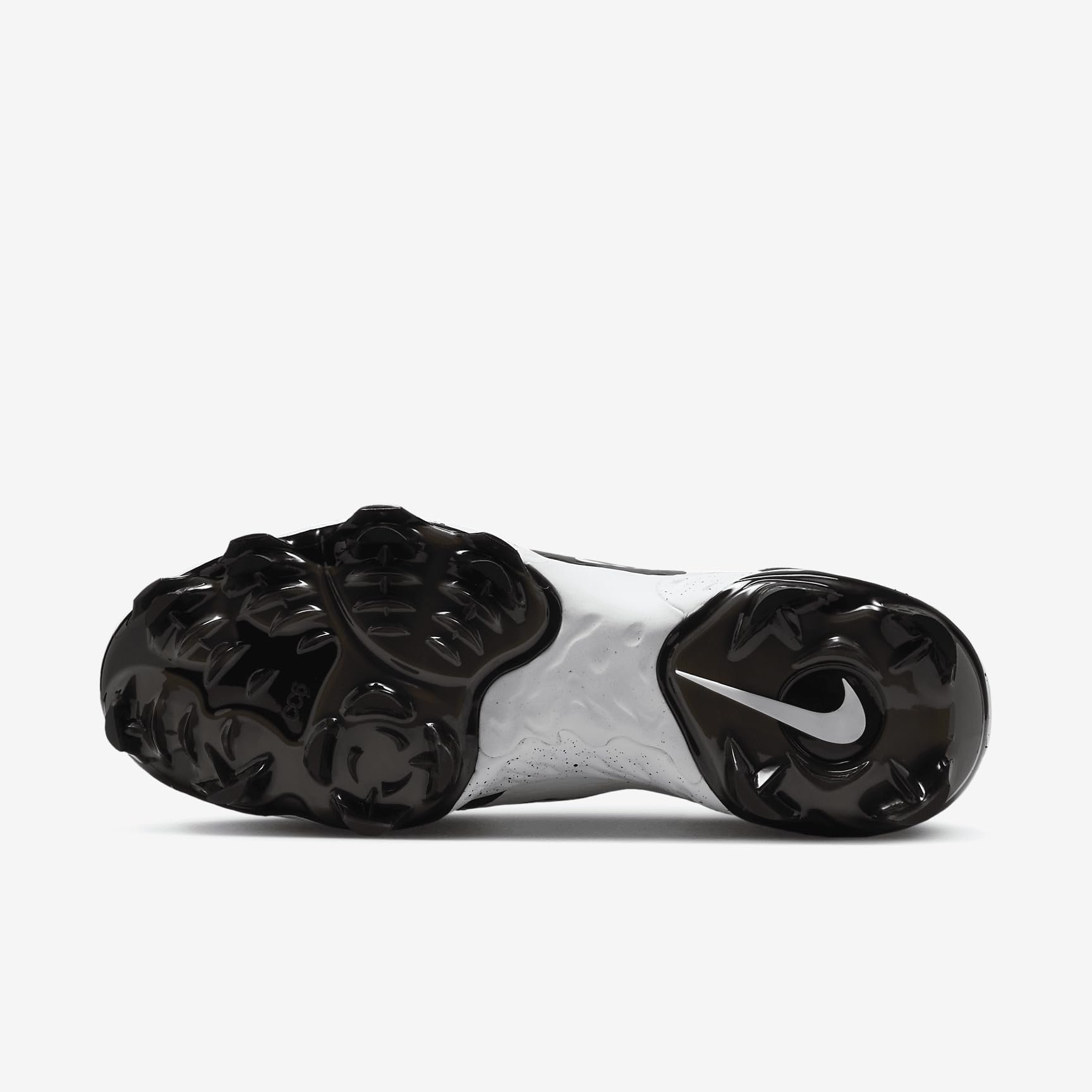 Men Size 9 Nike Alpha Huarache Elite 4 MCS Baseball Cleats Grey White FD6221-002 Men Nike Alpha Huarache Elite 4 Low MCS Grey Baseball Cleats  main image 2