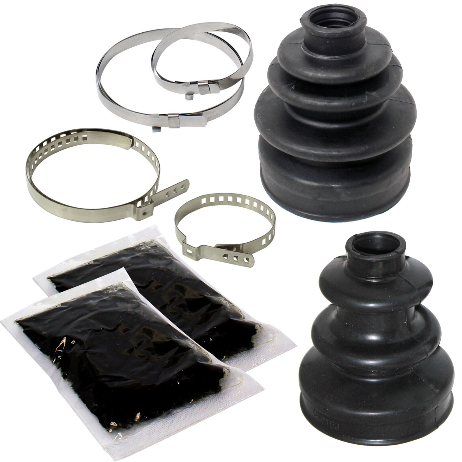 Front Axle Inner Outer CV Boot Kit for Yamaha Big Bear 350 YFM350FW 4X4