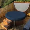 thumbnail image 5 of COVERS&ALL Round Hot Tub Cover, 12 Oz Waterproof UV & Weather Resistant Outdoor Spa Jacuzzi Bath tub Protector with Elastic (90" Diameter x 14" H, Blue), 5 of 6