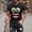 A552 Black, variant on Graphic Tee for Men Crewneck Short Sleeve Casual Novelty Streetwear Regular Fit Happy Smiling Face With Big Eyes Print Soft Lightweight Summer Spring Tops