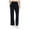 Black, variant on Women Pants Wide Leg Pants Capris Athletic Casual With Pockets Drawstring Walking Workout