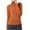 Orange, variant on Fanxing Black Ribbed Turtleneck Women, Women's Turtleneck Shirts Ribbed Pullover Sweater Long Sleeves Tops Midweight Thermal Underwear Blouse Khaki,M