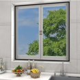 thumbnail image 4 of Birdeem Mosquito Screen Window Screen, Easy Install with Hook Loop Tape, Fits All Windows for Ventilation, Durable Nylon Mesh Blocks Bugs and Insects, 59.1" x 70.9", 4 of 9