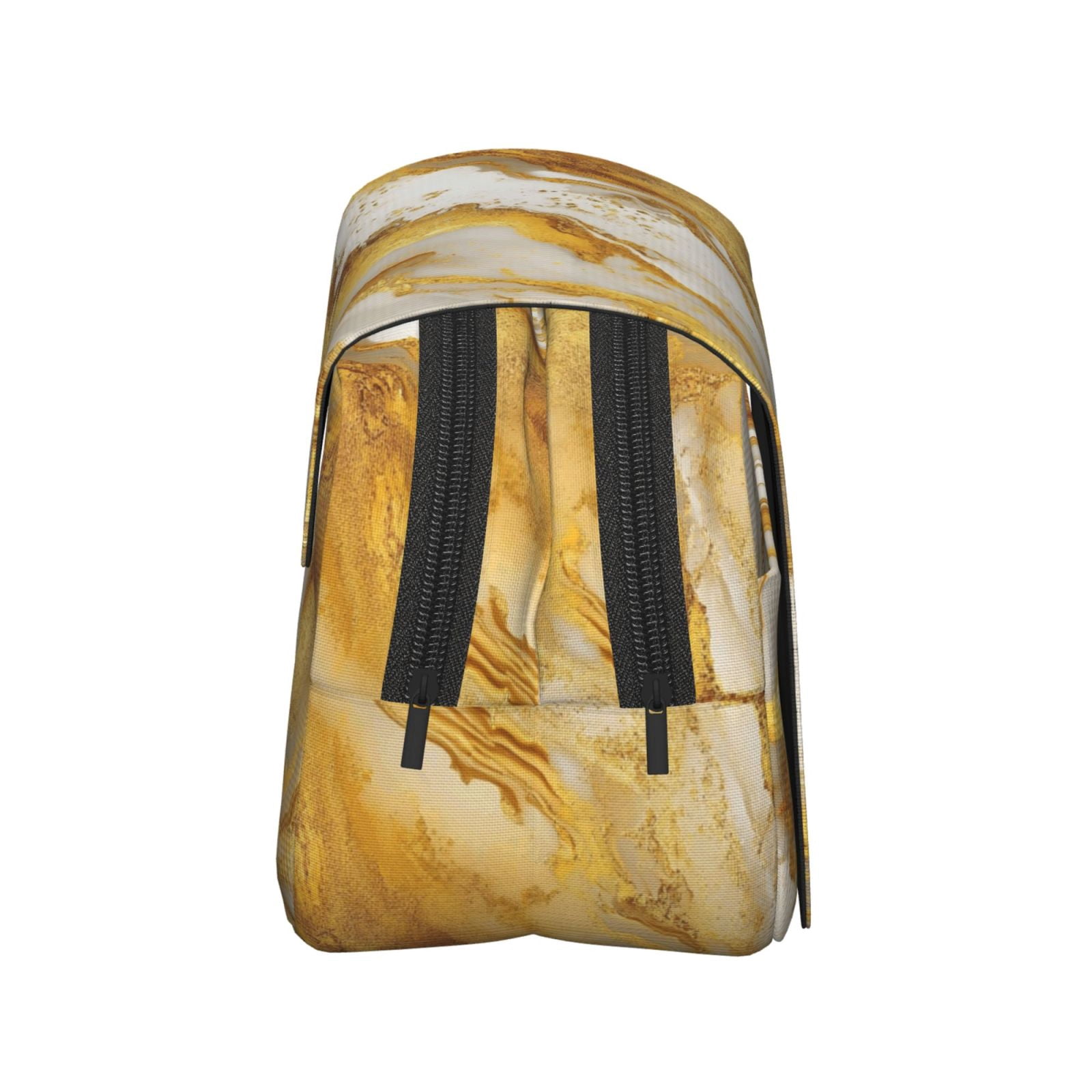 Large-Capacity Flip-Top Double-Layer Pencil Case, Multi-Functional Pocket Pen Case, Durable Stationery Organizer Gold Marble_1