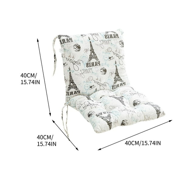 Sofa Vama Ropa de Cama Silla integrada con cojín y respaldo, para oficina, aulas sedentarias, cojines para glúteos de estudiantes, cojines para sillas, alfombrillas. for Navideño