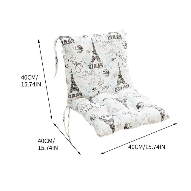 Sofa Vama Ropa de Cama Silla integrada con cojín y respaldo, para oficina, aulas sedentarias, cojines para glúteos de estudiantes, cojines para sillas, alfombrillas. for Navideño