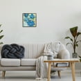 thumbnail image 2 of Stupell Modern Blue Geraniums Patterned Botanical & Floral Painting Black Framed Art Print Wall Art, 2 of 7