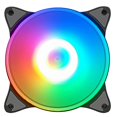 thumbnail image 1 of Desktop Case Fan Technological Style For Computer Cooling 12cm Colorful Lighting 4.7×4.7×1in 1Pack, 1 of 1
